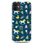 Cute Babies Toys Seamless Pattern iPhone 12/12 Pro TPU UV Print Case Front