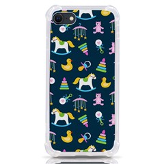 Cute Babies Toys Seamless Pattern Iphone Se by Ndabl3x