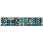 Texture Pattern Abstract Colorful Digital Art Small Premium Plush Fleece Scarf Front