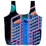 Fantasy City Architecture Building Cityscape Full Print Recycle Bag (XXXL) Back