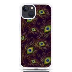 Feathers, Peacock, Patterns, Colorful Iphone 13 Tpu Uv Print Case by nateshop