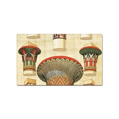 Egyptian Architecture Column Sticker Rectangular (10 Pack) by Proyonanggan