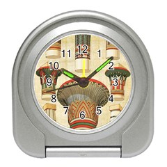 Egyptian Architecture Column Travel Alarm Clock by Proyonanggan