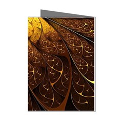 Gold, Golden Background Mini Greeting Cards (pkg Of 8) by nateshop