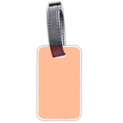 Peach Fuzz 2024 Luggage Tag (two Sides) by dressshop