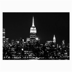 Photography Of Buildings New York City  Nyc Skyline Large Glasses Cloth (2 Sides) by Cemarart