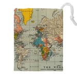 Iceland Aurora Borealis Drawstring Pouch (4XL) Front