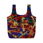 Zig Zag Pattern Geometric Design Full Print Recycle Bag (M) Back