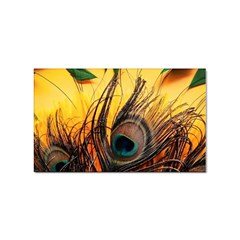 City Light Sky Landmark Painting Sticker (rectangular) by Cemarart