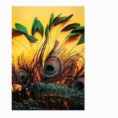 Landscape Bright Scenery Drawing Rivers Blue Lovely Large Garden Flag (two Sides) by Cemarart