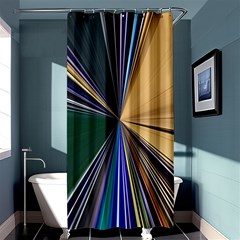 Flower Seamless Pattern Design Shower Curtain 36  X 72  (stall)  by Cemarart
