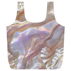 Silk Waves Abstract Full Print Recycle Bag (xxl) by Cemarart
