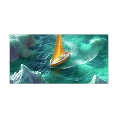 Seascape Boat Sailing Yoga Headband by Cemarart