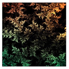 Fractal Patterns Gradient Colorful Square Satin Scarf (36  X 36 ) by Cemarart