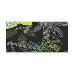 Leaves Floral Pattern Nature Yoga Headband by Cemarart
