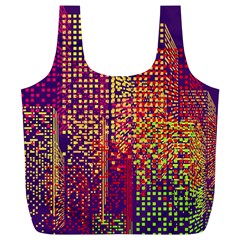 Building Architecture City Facade Full Print Recycle Bag (xl) by Grandong