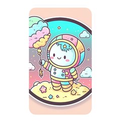 Boy Astronaut Cotton Candy Childhood Fantasy Tale Literature Planet Universe Kawaii Nature Cute Clou Memory Card Reader (rectangular) by Maspions