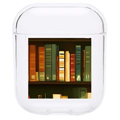 Books Bookshelves Library Fantasy Apothecary Book Nook Literature Study Hard Pc Airpods 1/2 Case by Grandong