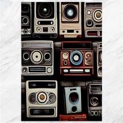 Retro Cameras Old Vintage Antique Technology Wallpaper Retrospective Canvas 12  X 18  by Grandong