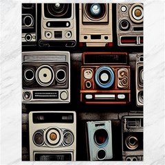 Retro Cameras Old Vintage Antique Technology Wallpaper Retrospective Canvas 18  X 24  by Grandong