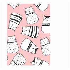 Cute Cats Cartoon Seamless-pattern Large Garden Flag (two Sides) by Apen