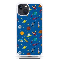 Space Rocket Solar System Pattern Iphone 13 Tpu Uv Print Case by Apen