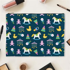 Cute Babies Toys Seamless Pattern Cosmetic Bag (xl) by Apen