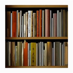 Book Nook Books Bookshelves Comfortable Cozy Literature Library Study Reading Reader Reading Nook Ro Medium Glasses Cloth (2 Sides) by Maspions