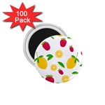 Strawberry Lemons Fruit 1.75  Magnets (100 pack)  Front