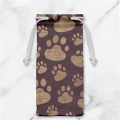 Paws Patterns, Creative, Footprints Patterns Jewelry Bag by nateshop