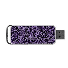 Enigmatic Plum Mosaic Portable Usb Flash (one Side) by dflcprintsclothing
