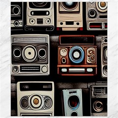Retro Cameras Old Vintage Antique Technology Wallpaper Retrospective Canvas 20  X 24  by Grandong