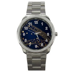 Starsstar Glitter Sport Metal Watch by Maspions