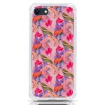 Pink Glowing Flowers iPhone SE Front
