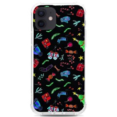New Year Christmas Background Iphone 12/12 Pro Tpu Uv Print Case by Maspions