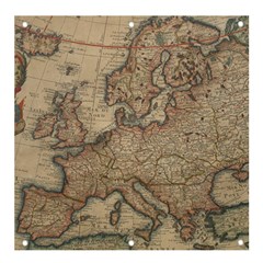 Old Vintage Classic Map Of Europe Banner And Sign 4  X 4  by Paksenen