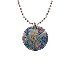 Abstract Flows 1  Button Necklace by kaleidomarblingart