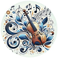 Cello Wooden Puzzle Round by RiverRootz