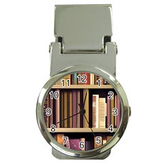 Books Bookshelves Office Fantasy Background Artwork Book Cover Apothecary Book Nook Literature Libra Money Clip Watches by Posterlux