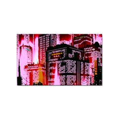 Cybercity Sticker (rectangular) by Sparkle