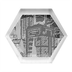 Cybercity Hexagon Wood Jewelry Box by Sparkle