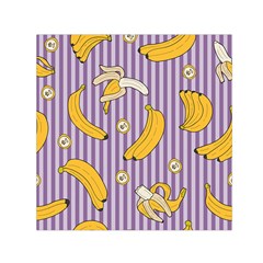 Pattern Bananas Fruit Tropical Seamless Texture Graphics Square Satin Scarf (30  X 30 ) by Bedest