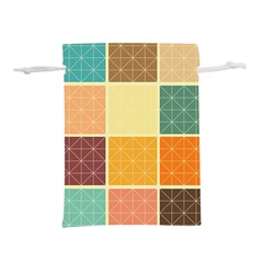 Square Cube Shape Colourful Lightweight Drawstring Pouch (m) by Proyonanggan