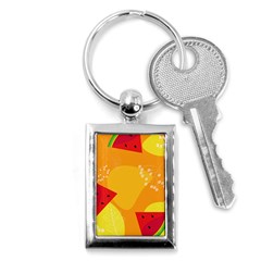 Watermelon Flower Key Chain (rectangle) by Bedest