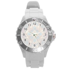 Pattern 1 Muster 7a Round Plastic Sport Watch (l) by 2607694c