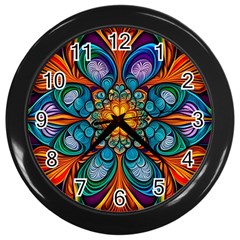 Schwarz Bunt Wall Clock (black) by 2607694c