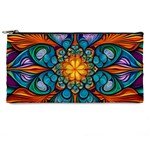 Schwarz bunt Pencil Case Front