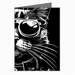 Schwarz Katze Punk Greeting Cards (pkg Of 8) by 2607694c