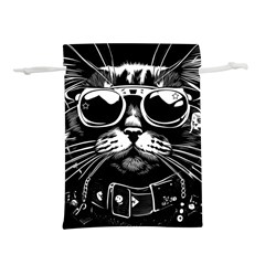 Schwarz Katze Punk Lightweight Drawstring Pouch (l) by 2607694c