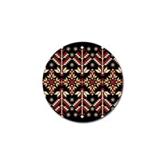 Vector Illustration Of Ukrainian Folk Seamless Pattern Ethnic Ornament Border Element Traditional Golf Ball Marker by Bedest